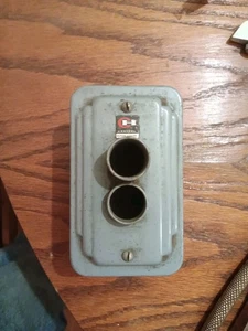 Caja de control de maquinaria eléctrica CH vintage, interruptor de encendido/apagado - Imagen 1 de 7