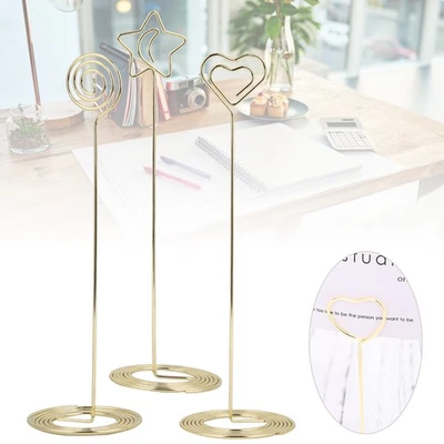 (Gold)Memo-Clip-Halter Mit Metallclip 3 Stück 220 Mm - Bild 1 von 4