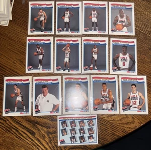 1992 NBA HOOPS USA OLYMPICS BASKETBALL "DREAM TEAM" EXCELLENT Edge Corners Color - Picture 1 of 20
