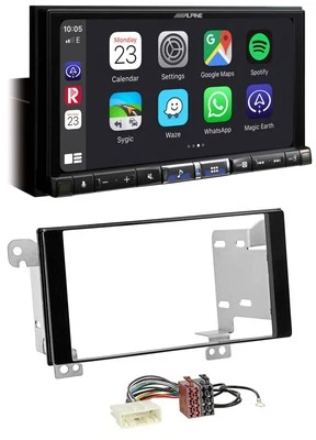 Alpine 2DIN DAB USB MP3 Bluetooth Autoradio für Subaru Forester Impreza XV ab 12 - Bild 1 von 4