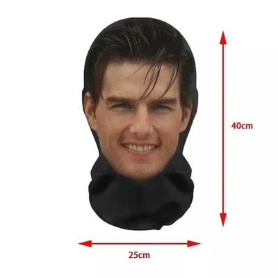 Tom Cruise American actor mask full face funny cosplay celebrity - Image 1 of 2