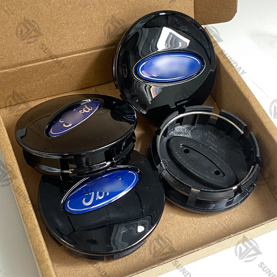 For Explorer Wheel Hub Center Cap Black Blue Cover 2006-2019 2.6inch Wheels - Image 1 of 4