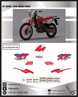 Adesivi   XT 600 3TB xt 600 3tb ADESIVI ADHESIVES GRAFICHE STICKERS DECALS - Imagen 1 de 4