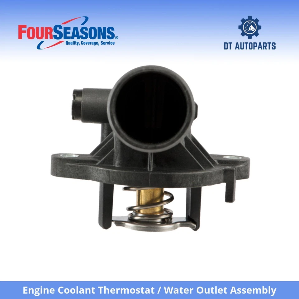 Термостат охлаждающей жидкости/выпуск воды для двигателя Chrysler 300 2011-23 годов выпуска в сборе 4 сезона - Изображение 1 из 4