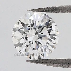 1 Ct IGI Certified Round Brilliant Cut E/F Color VS Clarity Lab Grown Diamond - Picture 1 of 11