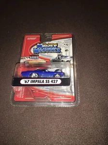 NEW 2005 Muscle Machines Bright Blue ‘67 IMPALA SS 427 Collectible Die-Cast Car - Picture 1 of 8
