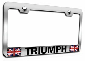 TRIUMPH England Steel Auto SUV Marco de matrícula. PUEDE PERSONALIZAR - Imagen 1 de 1