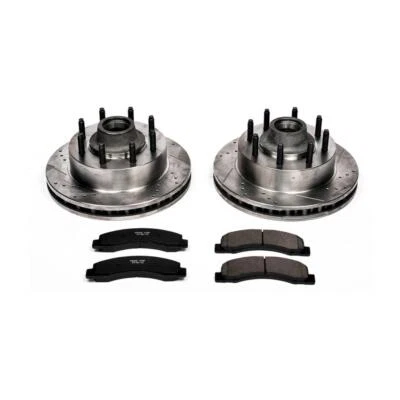 Kit de freio a disco PowerStop - Dianteiro - Compatível com Ford Excursion 2000-2002, Ford F-250 Sup - Imagem 1 de 4