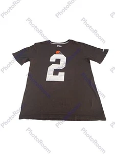 Preowned Nike NFL Cleveland Browns #2 Johnny Manziel Shirt Size Small D3 - Picture 1 of 7