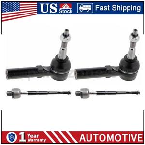 4x Front Steering Inner & Outer Tie Rod End Fits Chevrolet Camaro 3.6L 6.2L