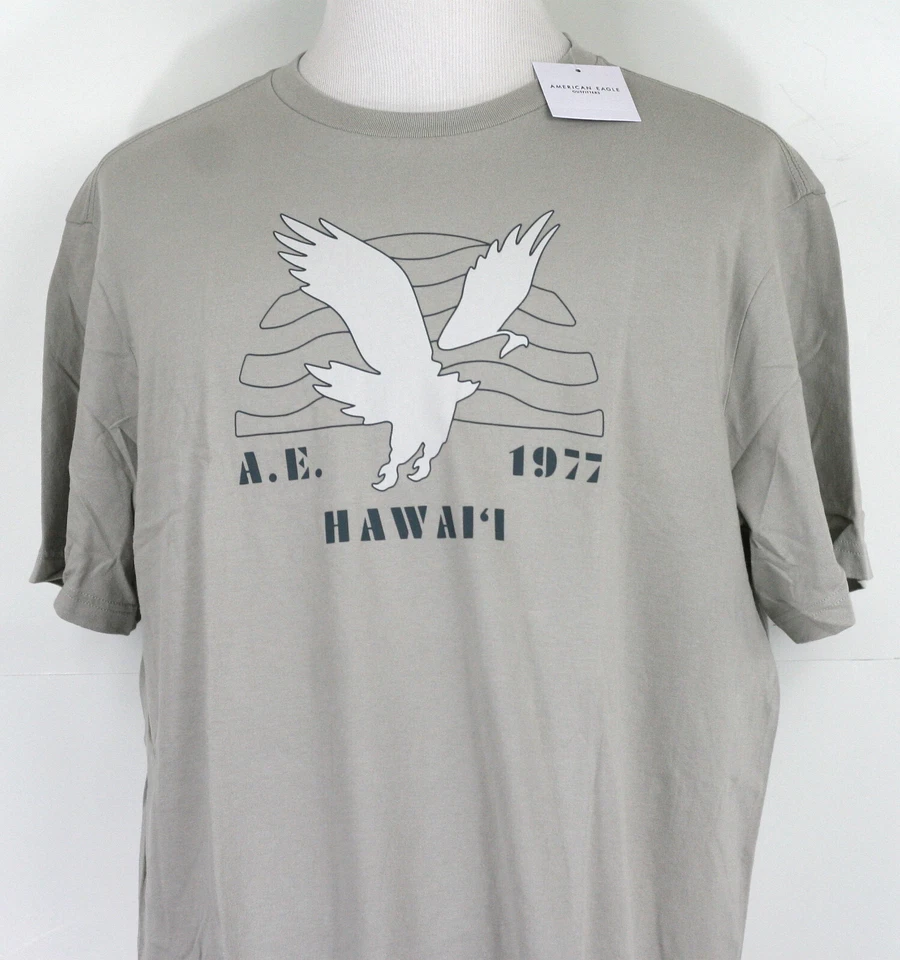 Camiseta American Eagle Estampado Gráfico Cuello Redondo Manga Corta S,M,L,XL,2XL,3XL Foto 1 de 1