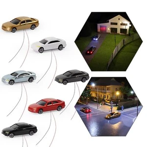 EC200 4 piezas Z N escala 1:220 cabezal iluminado modelo coche modelo trenes diseño 12 V - Imagen 1 de 7