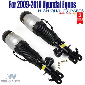 Pair Front Left Right Suspension Air Spring Bag Struts for 2011-16 Hyundai Equus