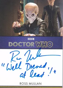 2024 Doctor Who Series 5 - 7 Ross Mullan Inscription Autograph "Well Dressed..." - Picture 1 of 2