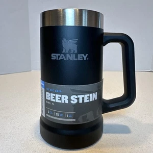 Stanley Beer Stein 24oz Black Brand New - Picture 1 of 6