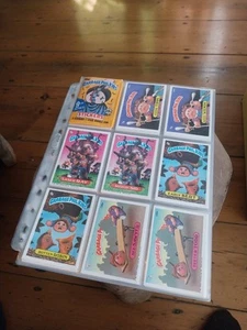GARBAGE PAIL KIDS - 1987 OS9 Full Set 88 Trading Cards And Wax Wrapper Series 9 - Picture 1 of 20