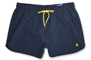 Pantalones Cortos Bañador Brooks Brothers Azul Marino Amarillo 4" Pipa Contraste, L Grande BB-2302 - Imagen 1 de 2