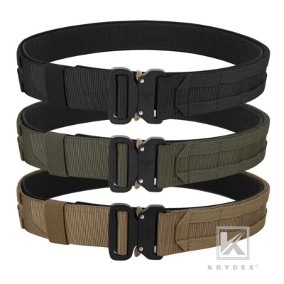KRYDEX Tactical Belt 1.75 in Heavy Rigger Duty Belt Quick Release Inner & Outer