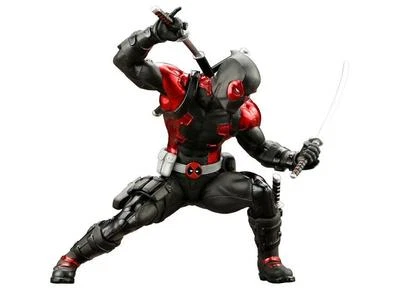 Kotobukiya Marvel Deadpool Traje Negro ArtFX+ Estatua Edición Limitada Foto 1 de 3