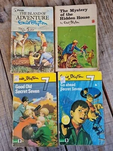 Lot of 4 ENID BLYTON PB novels * Secret Seven * Mystery of the Hidden House * - Picture 1 of 21