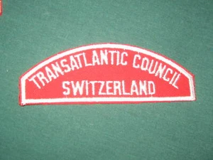 Consejo Transatlántico Suiza Tira Completa Roja y Blanca RW - Imagen 1 de 1