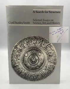 Eine Suche nach Struktur 1982 signiert von Cyril Stanley Smith an Victor Weisskopf PB - Bild 1 von 16