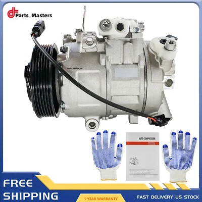 New AC Compressor w/ 6-Groove Pulley for Seat Ibiza Cordoba Volkswagen Golf Polo — 第 1/4 张图片