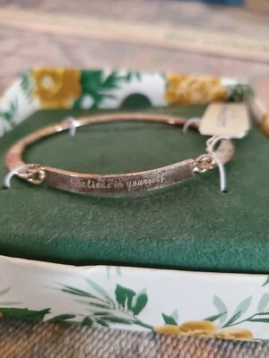 Pulsera Lucky Brand Believe in Yourself nueva en caja  Foto 1 de 4