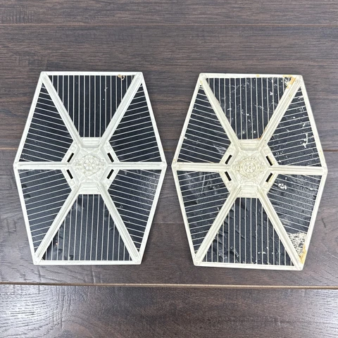 1978 Vintage Star Wars White Tie Fighter Original Kenner Wings Pair Cover