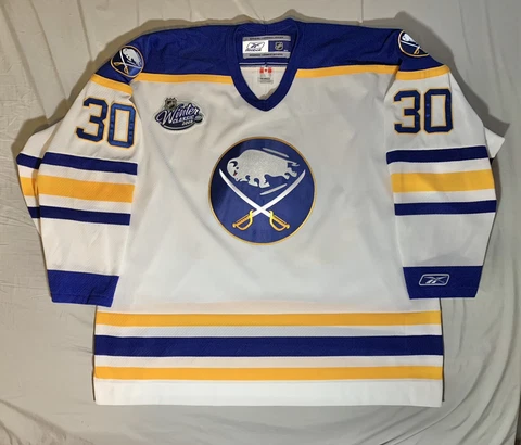 Ryan Miller Buffalo Sabres Reebok 2008 Winter Classic Jersey Size 2XL XXL 54 Cover
