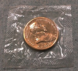 JOHN ADAMS PRESIDENT OF THE US, A.D. 1797 PEACE AND FRIENDSHIP TOKEN COIN 1 5/16 - Picture 1 of 2