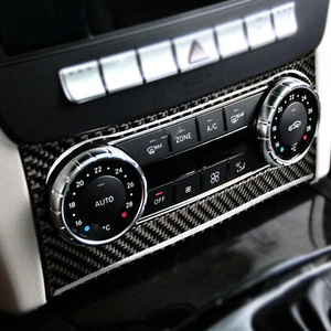 Cubierta de panel de aire acondicionado de fibra de carbono para Mercedes Benz Clase C W204 - Imagen 1 de 4