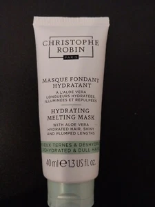 Christophe Robin Hair Hydrating Melting Mask Aloe Vera 40ml/ 1.3oz NEW Travel Sz - Picture 1 of 4