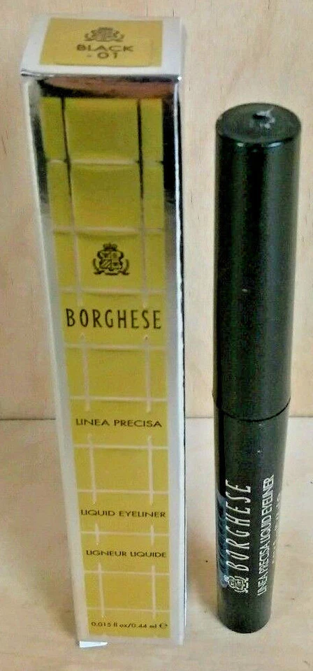 Delineador de ojos líquido Borghese Linea Precisa #01 negro nuevo en caja + cepillo facial gratuito Foto 1 de 2