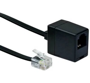 Telefon Modular Verlängerungskabel RJ11 St./ Bu. 6P4C Western  3m, 6m, 10m, 15m - Bild 1 von 3