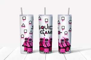 Tumbler a tema gioco calamari inox skinny 20 oz - Foto 1 di 1