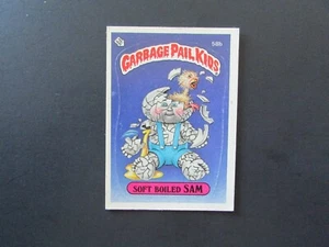 1985 Topps Garbage Pail Kids 2nd Series 2 Card #58b Soft Boiled Sam Glossy MT Pz - Picture 1 of 3