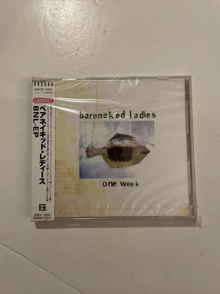 RR BARENAKED LADIES One Week BNL EP 1998 Japanese 5-track promotional stamped CD - Image 1 of 2