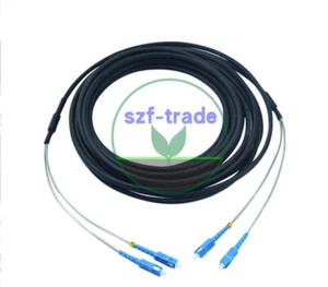 20M 2 Strand Field Fiber Patch Cord SC to SC SM 9/125 Duplex - Afbeelding 1 van 1