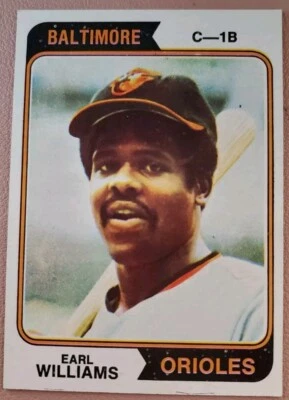 1974 Topps - #375 Earl Williams - Image 1 of 2