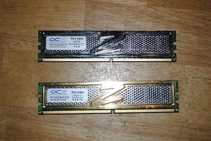 OCZ Gold Edition 2GB 2X1GB DDR2-6400 OCZ2GB001G desktop RAM - Picture 1 of 2