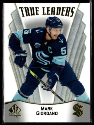 2021-22 Sp Authentic True leaders Mark Giordano #TL3 H7R2H - Image 1 of 2