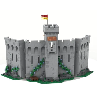 YOUFOY Medieval Castle Tower Defense for Castle Wall Extension 1492 Pieces - Image 1 of 4