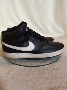 Nike Mens Court Vision Mid 'Black White' (CD5466-001), Size: 11 #US44-18 - Picture 1 of 11
