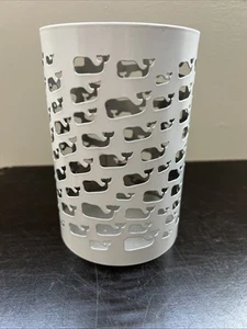 Vineyard Vines for Target Whale Candle Holder Votive 6"x4" White Stainless Steel - Picture 1 of 7