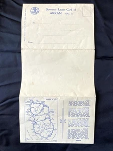 Vintage circa 1950 Letter Postcard of Arran, Unused in good condition. - Picture 1 of 6