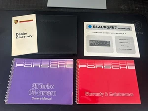 1988 Porsche 911 Turbo & Carrera Owners Drivers Manual Set Original Factory OEM - Picture 1 of 11