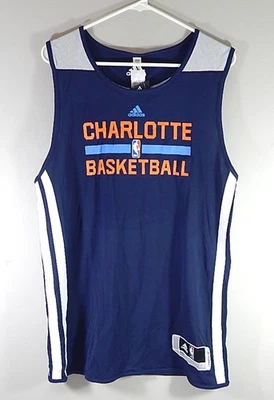 Charlotte Bobcats Adidas Reversible Basketball Practice Jersey M New - Image 1 of 3