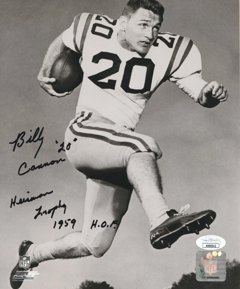Billy Cannon Autographed 8x10 LSU Tigers Heisman JSA Free Shipping I767 - Image 1 of 1