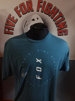 FOX RACING PUSHING DIRT SINCE 1974 VINTAGE STYLE T-SHIRT  - Image 1 of 4